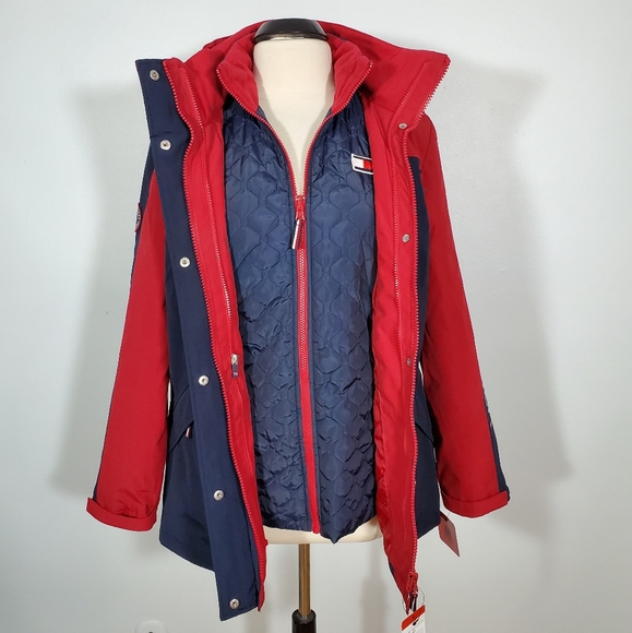 NWT Tommy Hilfiger 3in1 All Weather System Jacket - Picture 4 of 8